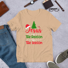 Load image into Gallery viewer, Jesus is the Reason for the Season (Bright) Unisex t-shirt