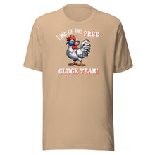 Load image into Gallery viewer, Land of the Free Cluck Yeah! Unisex t-shirt