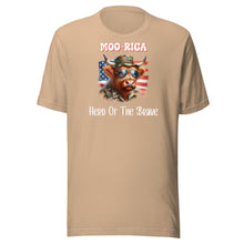 Load image into Gallery viewer, Moo-rica Herd Of The Brave Unisex t-shirt