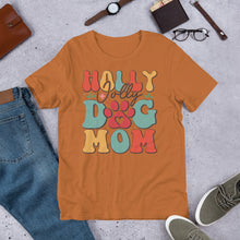 Load image into Gallery viewer, Holly Jolly Dog Mom Unisex t-shirt