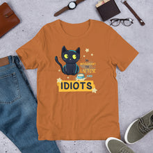 Load image into Gallery viewer, I’m Intolerant to Idiots Unisex t-shirt