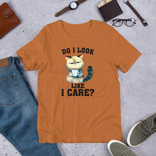 Load image into Gallery viewer, Do I Look Like I Care Unisex t-shirt
