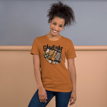 Load image into Gallery viewer, Gameday Leopard Football Unisex t-shirt