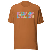 Load image into Gallery viewer, Neurodiversity Is Beautiful Pastel Unisex t-shirt