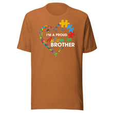Load image into Gallery viewer, I’m A Proud Autism Brother Unisex t-shirt
