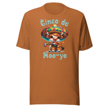 Load image into Gallery viewer, Cinco de Moo-yo Highland Cow Unisex t-shirt