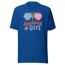 Load image into Gallery viewer, Patriotic American Girl Unisex t-shirt