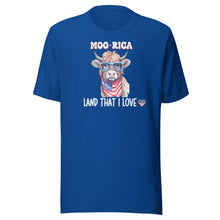 Load image into Gallery viewer, Moo-rica Land That I Love Unisex t-shirt