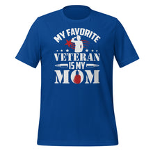 Load image into Gallery viewer, My Favorite Veteran My Mom Unisex t-shirt