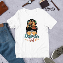 Load image into Gallery viewer, November Girl Unisex Fall t-shirt