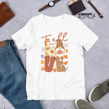 Load image into Gallery viewer, Fall in Love Gnome Unisex t-shirt