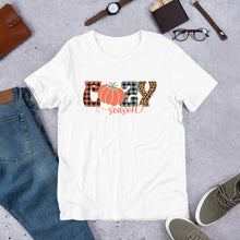 Load image into Gallery viewer, Plaid Cozy Season Unisex t-shirt