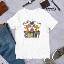 Load image into Gallery viewer, Christmas Begins with Christ Unisex t-shirt