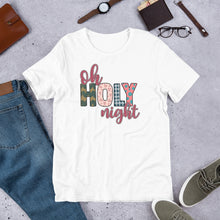 Load image into Gallery viewer, O Holy Night (Block Letters) Unisex t-shirt