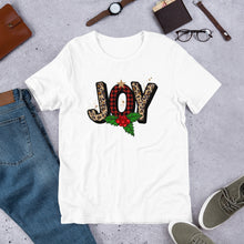 Load image into Gallery viewer, Joy (Leopard and Wreath) Unisex t-shirt