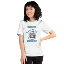Load image into Gallery viewer, Wishing You Owl-Mazing Christmas Cheer Unisex t-shirt