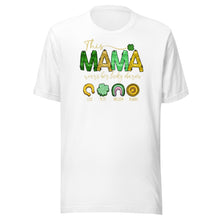 Load image into Gallery viewer, This Mama Wears Her Lucky Charms (Dark Colors) Unisex t-shirt