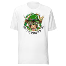 Load image into Gallery viewer, Happy St Patrick’s Day (highland cow) Unisex t-shirt