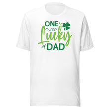 Load image into Gallery viewer, One Lucky Dad Unisex t-shirt
