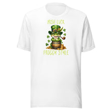 Load image into Gallery viewer, Irish Luck Froggy Style Unisex t-shirt