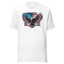 Load image into Gallery viewer, Patriotic Eagle and Flag Unisex t-shirt