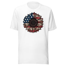 Load image into Gallery viewer, Patriotic Sunflower Unisex t-shirt