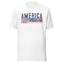 Load image into Gallery viewer, America Freedom Stars Independence Stripes Unisex t-shirt