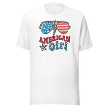 Load image into Gallery viewer, Patriotic American Girl Unisex t-shirt