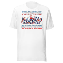 Load image into Gallery viewer, Fireworks with my Gnomies Unisex t-shirt