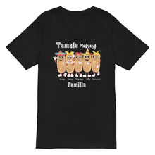 Load image into Gallery viewer, Tamale Making Familia Unisex Short Sleeve V-Neck T-Shirt