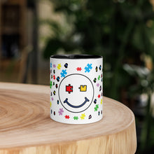 Load image into Gallery viewer, Autism Smiley Face Mug with Color Inside