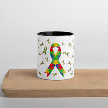Load image into Gallery viewer, Autism Ribbons Mug with Color Inside
