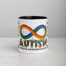 Load image into Gallery viewer, Autism Accept Understand Love Mug with Color Inside