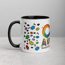 Load image into Gallery viewer, Autism Accept Understand Love Mug with Color Inside