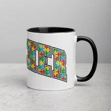 Load image into Gallery viewer, Autism Teacher Mug with Color Inside