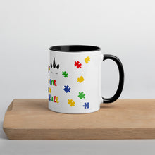Load image into Gallery viewer, Autism Unicorn Mug with Color Inside
