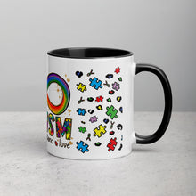 Load image into Gallery viewer, Autism Accept Understand Love Mug with Color Inside