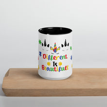 Load image into Gallery viewer, Autism Unicorn Mug with Color Inside