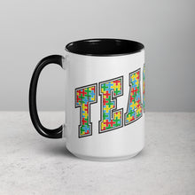 Load image into Gallery viewer, Autism Teacher Mug with Color Inside