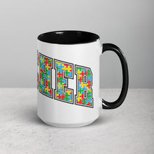 Load image into Gallery viewer, Autism Teacher Mug with Color Inside