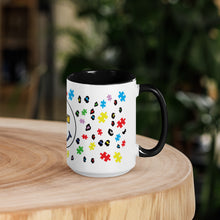 Load image into Gallery viewer, Autism Smiley Face Mug with Color Inside