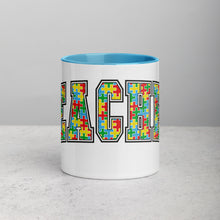 Load image into Gallery viewer, Autism Teacher Mug with Color Inside