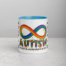 Load image into Gallery viewer, Autism Accept Understand Love Mug with Color Inside
