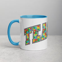 Load image into Gallery viewer, Autism Teacher Mug with Color Inside