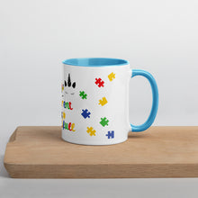 Load image into Gallery viewer, Autism Unicorn Mug with Color Inside