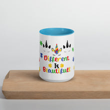 Load image into Gallery viewer, Autism Unicorn Mug with Color Inside