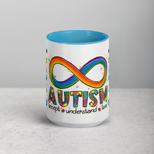 Load image into Gallery viewer, Autism Accept Understand Love Mug with Color Inside