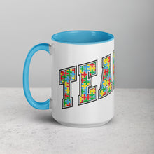 Load image into Gallery viewer, Autism Teacher Mug with Color Inside