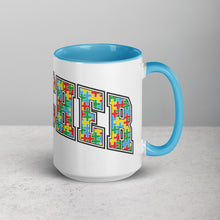 Load image into Gallery viewer, Autism Teacher Mug with Color Inside