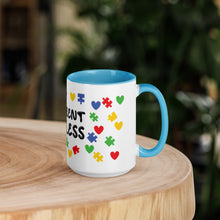 Load image into Gallery viewer, Different Not Less Autism Mug with Color Inside